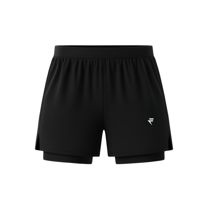 Short 2 en 1 avec compression intégrée